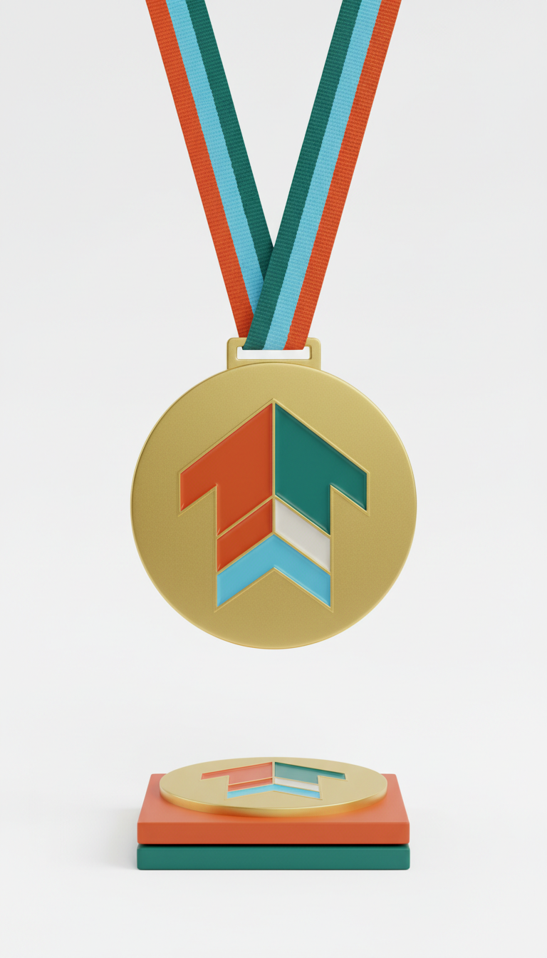 Custom Minted Finishers Medal