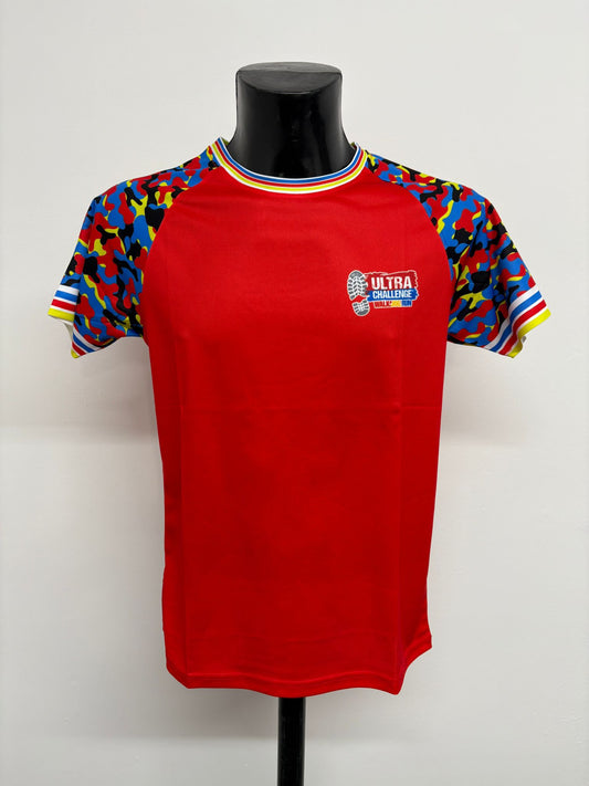UC Red Camo Tech Tee