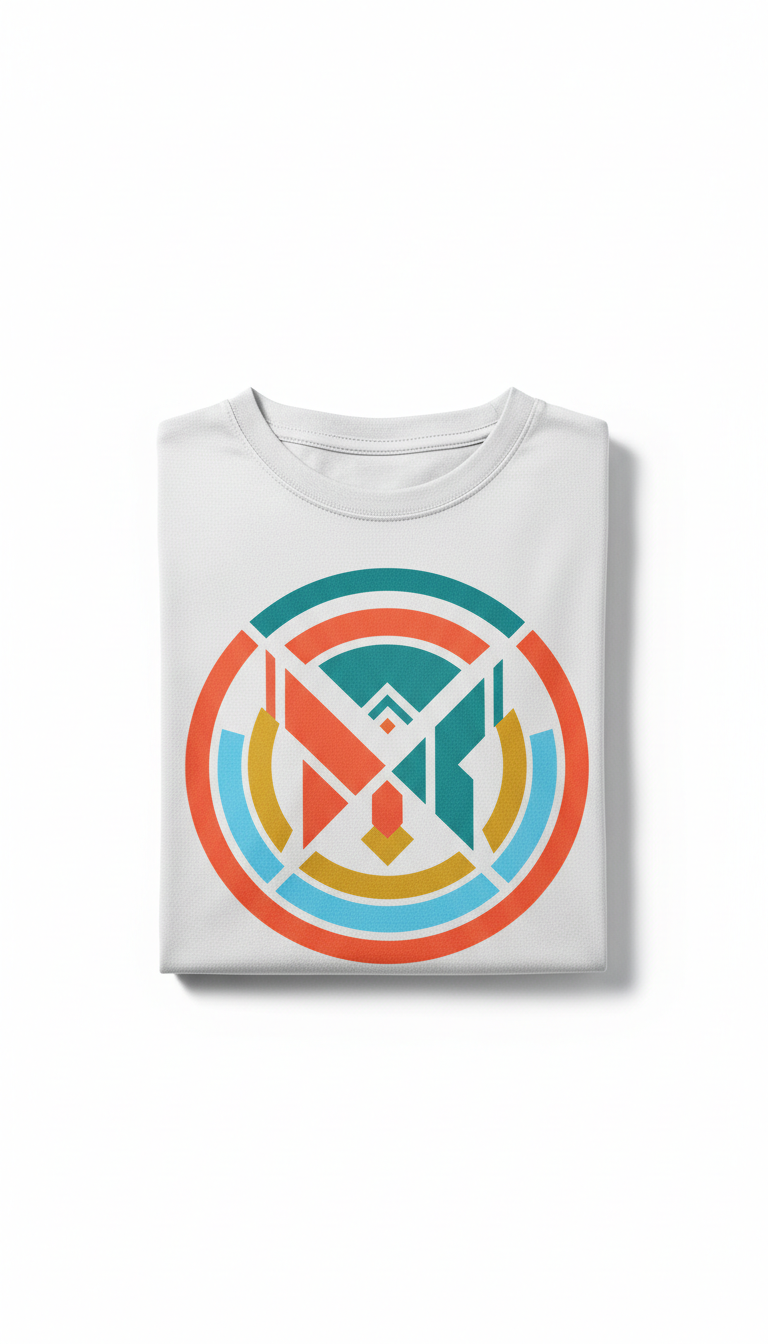 Technical Tee With Event Print